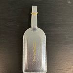 MAC Cosmetics Silver Passport holder and luggage tag travel set new in box rare Photo 2