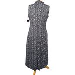 Mossimo Supply Co Mossimo Black and White Floral Cotton V Neck Midi Dress Size Medium NWT Photo 1