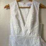 ONE33 Social embroidered tulle ruffle dress size 0 White Photo 9