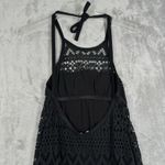 Robin Piccone Swim Cover Up Women Small Black Lace Trim Romantic Swim Neutral Photo 4