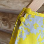 Gap Factory flowy lightweight floral 3/4 sleeve cold shoulder blouse size XL Yellow Photo 10