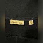 Coldwater Creek Navy Double Breasted Pea Coat Style Sweater With Detachable Hood Photo 8