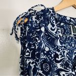 Ralph Lauren Lauren  Navy Blue Cotton‎ Swim Cover Up Sz Small Photo 3