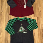 Holiday Time Christmas Tree Snowflake Women's XXL Long Sleeve Soft Comfy T-Shirt Bling Sequin Photo 0