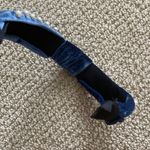 Blue Velvet Headband with Faux Pearls Photo 3