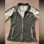 FootJoy Golf Jacket Womens Full Zip Mock Collar Thumbholes‎ Hazeltine Logo Sz S Photo 1