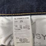 Moussy Vintage Mid Rise Skinny Jeans Dark Blue Wash Japanese Denim Women’s 25 Photo 11