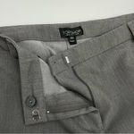 Topshop Gray Slacks Women Size 12 Pants Trousers Straight Leg Zip-Up Interview Photo 6