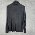 Nordstrom Trouve Angora Turtleneck Roll Neck Sweater XS Charcoal Cozy Minimalist Capsule Photo 8