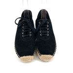 Marc Fisher  LTD Mandal Espadrille Sneaker Black Suede Shoe Photo 2