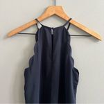 Cooperative Urban Outfitters  Navy Blue Mini Dress High Neck Scalloped Size XS Photo 6