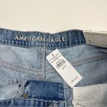American Eagle  Womens Highest Rise Mom Short Blue‎ Jean Shorts Size 16 33W NEW Photo 1