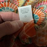 Lavender Brown Boho Colorful Silk Blouse Photo 3