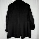 Ralph Lauren Lauren Wool Blend Twill Pea Coat Womens 16 Black Preppy Classic Photo 2