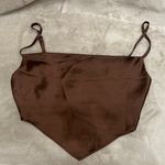 Forever 21 Brown Tie Tube Top Photo 0