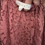 Hint of Mint  Coral Lace Skirt Photo 3