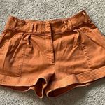 Ryegrass Burnt Orange High Waisted Shorts | Size 12 Photo 0