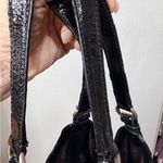 Cole Haan  Genevieve Weave Black Woven Leather Shoulder Bag Classic Photo 8