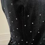 Scott McClintock 2000 Millennium Black Velvet Column Halter Dress 10 Photo 4