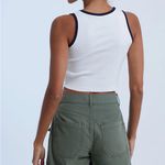 PacSun Graphic Tank Top PS / LA Club De Monaco Cropped Raw Hem Size Medium Photo 2