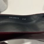 Stuart Weitzman  Burgundy Platswoon Patent Leather Pumps Photo 8