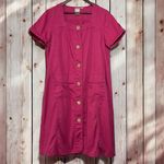 Blair Vintage 90s Midi Dress 100% Cotton Cap Sleeve Womens Size Large | Modest Photo 1