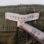 Copper Key Olive Green Utility Pants Casual Career Size 7 Photo 3