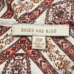 Skies Are Blue Women’s Floral Sleeveless Top Size XSP Photo 4