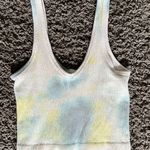 Out From Under Ribbed Tie Dye Cropped Tank Top Photo 1