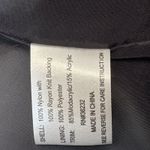 Gallery  Woman's Size M Black Quilted Velvet Faux Fur Collar Zip Coat Photo 6