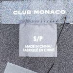 Club Monaco BLACK SOOT BLOUSE SIMKHAI TOP CHEMISE PLEATED SMOCKED EOMEN SMALL Photo 5