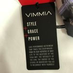 Vimmia  Sports Bra High Neck Floral Purple Black Compression Racerback Size M Photo 4