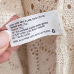 Knox Rose  Womens Crochet Lace Cardigan Size XS Cream Open Front Boho Cottage Photo 7