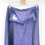 Coldwater Creek Womens Vintage Prom Whimsigoth Acetate A-Line Maxi Skirt Purple Photo 1