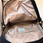 Black Nylon Backpack with Gold Hardware Photo 6
