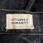 Citizens of Humanity  Women's Black Emery Cropped Relaxed Straight Jeans Size 26 Photo 4