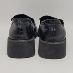 Kenneth Cole Reaction  Sienna Lug Black Loafers Shoes With Chain Size 9 Photo 4