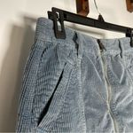 American Eagle  Blue Corduroy Mini Skirt Coastal Cowgirl Preppy Cottage Western 2 Photo 1