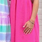 Boutique Pink Gauze Maxi Dress Photo 3