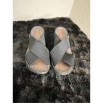 Bzees Women’s  Wedge Slide Sandal Black Size 7 Photo 1