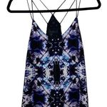 Aryn K  Silk Multicolored Spaghetti Strap Blouse Cami Photo 0