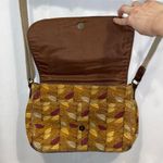 Relic Vintage y2k canvas messenger ketchup and mustard floral crossbody bag  Photo 9