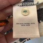 Anthropologie  Maeve Woodland Walk Black Bear Print Shirt size 6 Photo 9