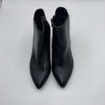 Alfani  Harpper Women Black Leather Suede Pointed Toe Kitten Heel Boots 6.5M New Photo 7