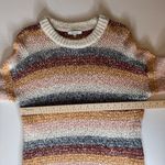 Madewell  Striped Pullover Sweater Sz‎ S Wool Knit Crew Neck Rainbow Cozy Retro Photo 10