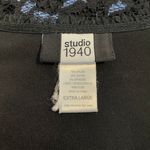 Studio 1940 XL Black & Blue Lace Top Photo 5