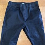 Flog Dafna Black Preppy Quiet Luxury Career Pinstripe Pull On Ankle Pants 30 Photo 2