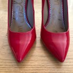 Sam Edelman - Danna Pointed Toe Stiletto Pumps in Red Patent Photo 3