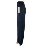 AQUA NEW Navy Blue Pinstripe High Rise Flare Bootcut Trousers Dress Pants Sz XS Photo 1