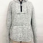 PINK - Victoria's Secret Victoria’s Secret PINK gray Sherpa half zip pullover sweatshirt large Photo 0